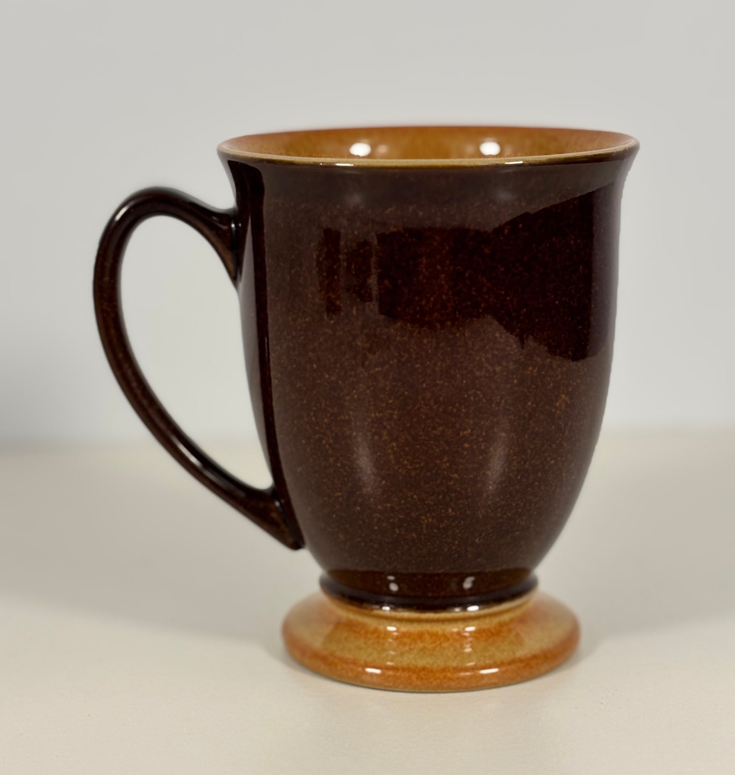 Vintage Denby Chefs brown pedestal mug