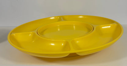 Vintage Lazy Susan Divided Serving Tray