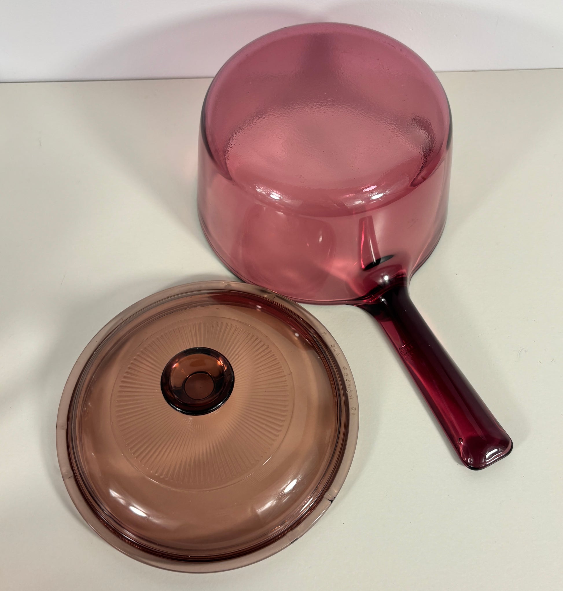 Corning Visions Cranberry Saucepan