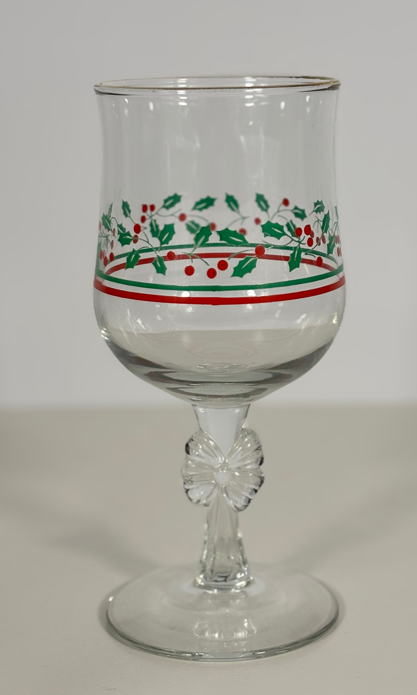 Libbey Arby’s Christmas Collection Wine Glass