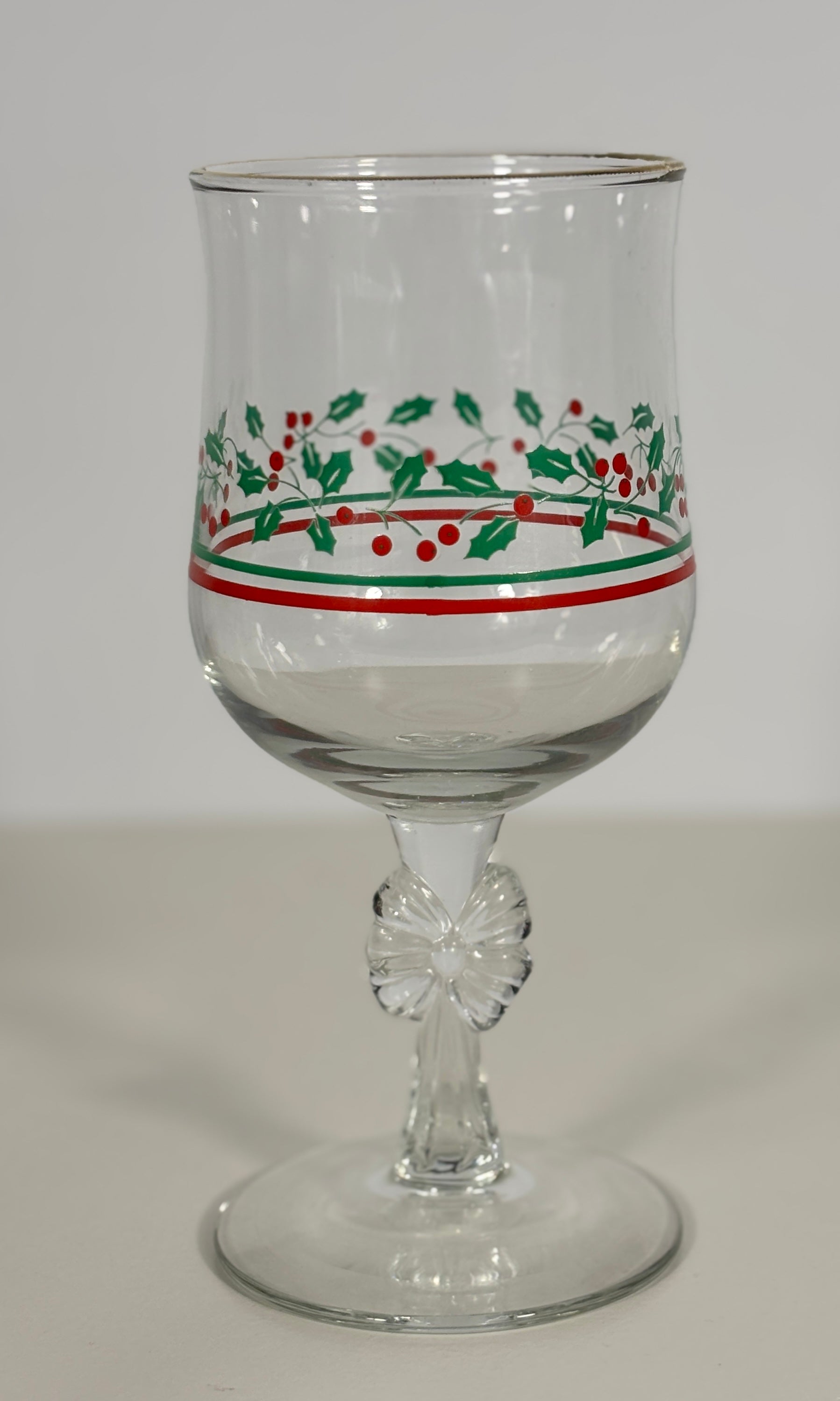 Libbey Arby’s Christmas Collection Wine Glass