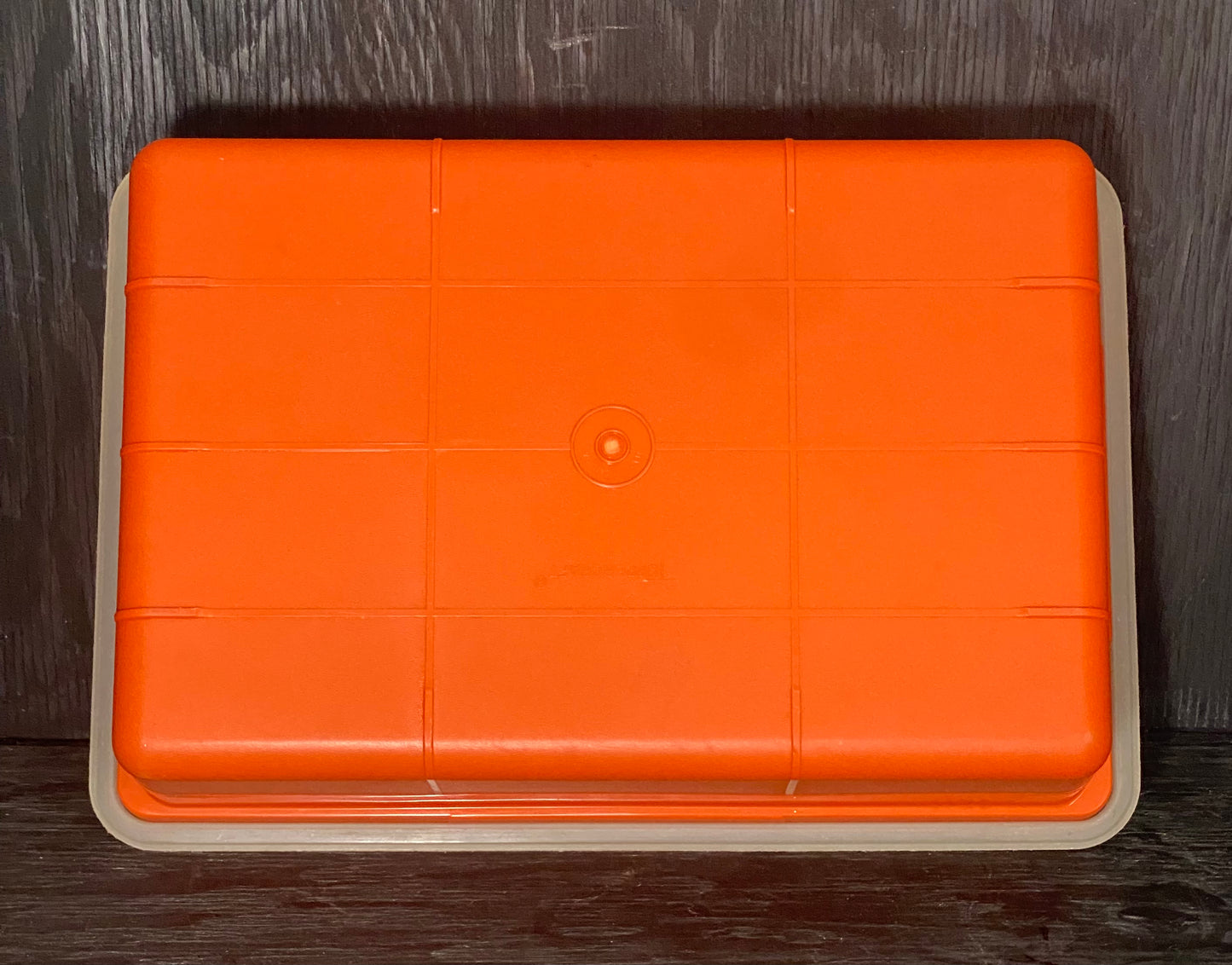 Vintage Tupperware Orange Organizer