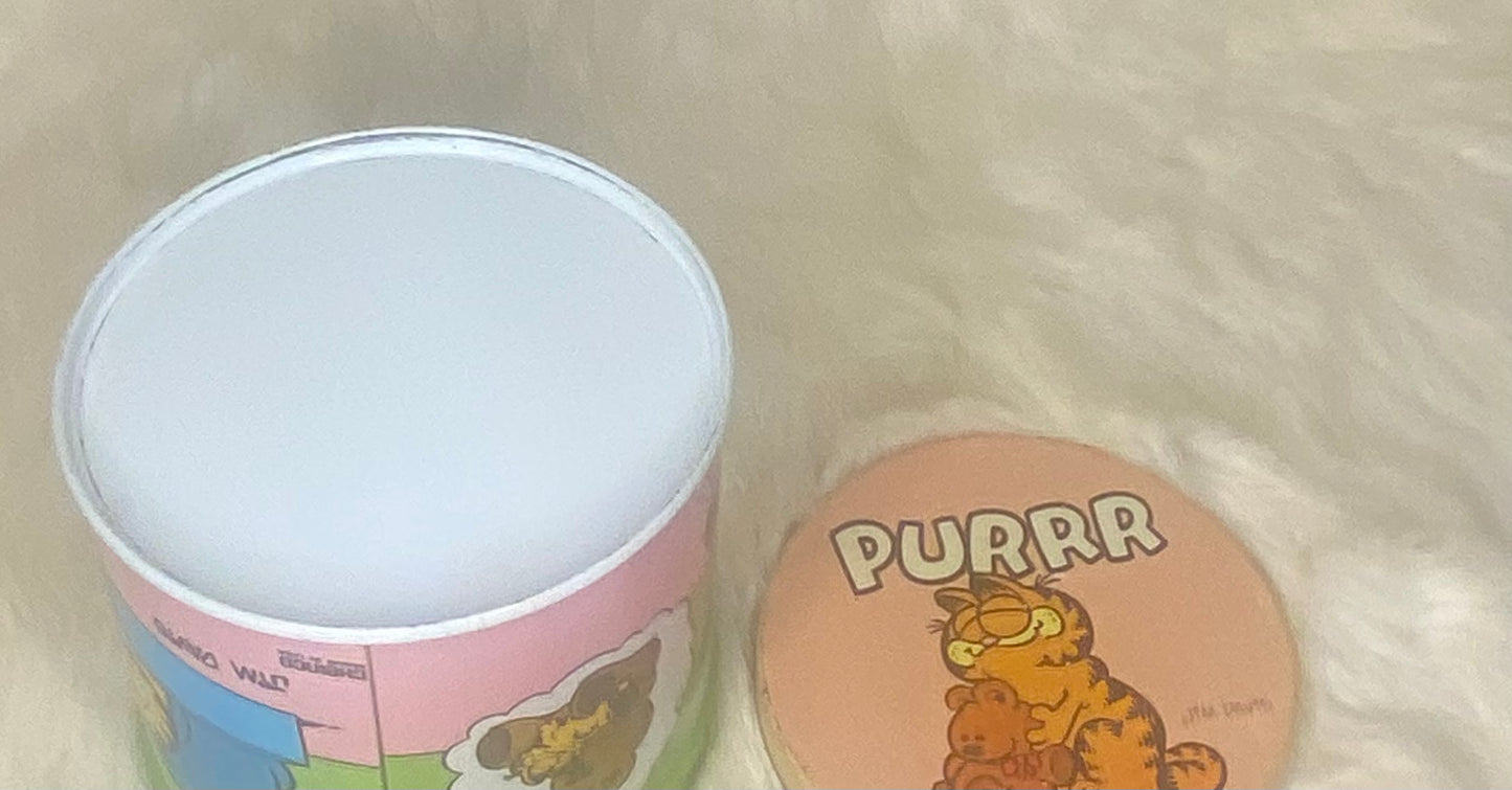 Vintage Garfield and Teddy Bear Purrr Tin