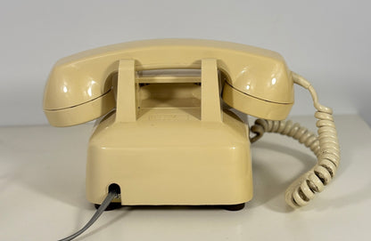 Beige Rotary Desk Telephone