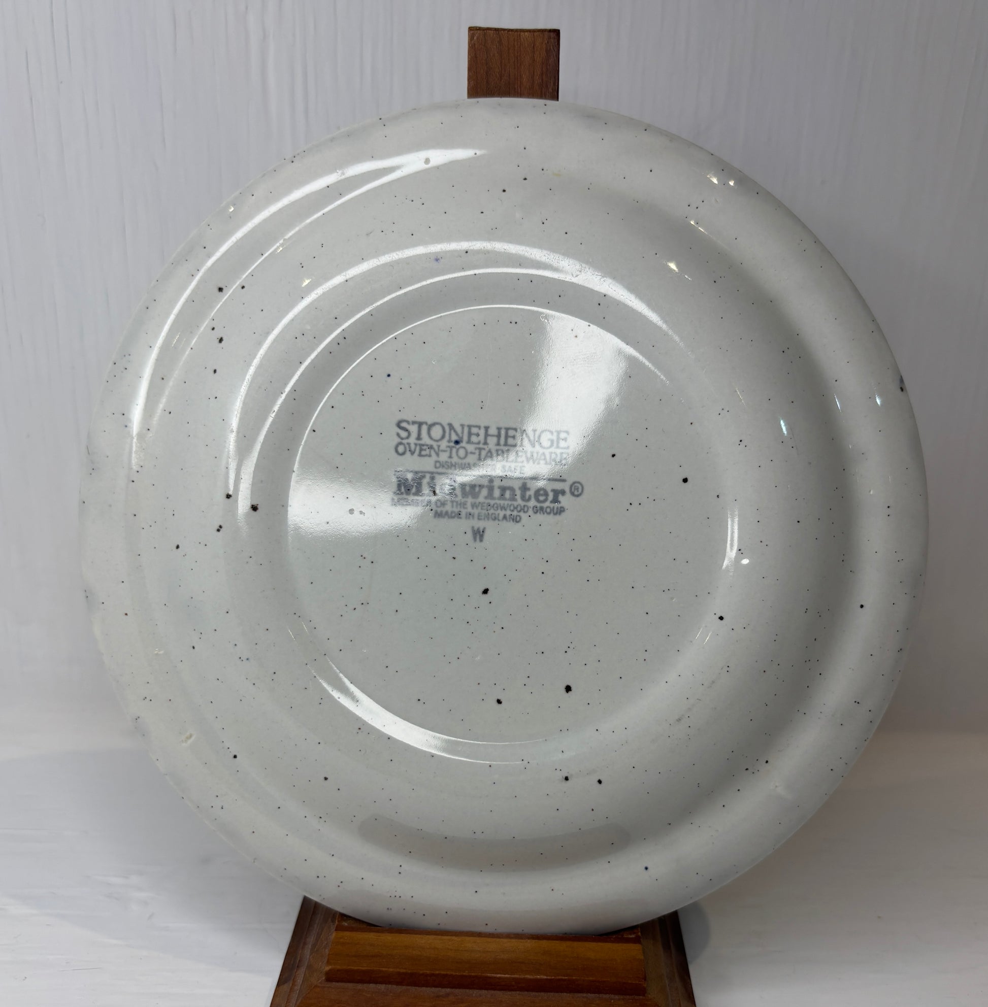 Stonehenge Midwinter Moon Indigo Bread Plate