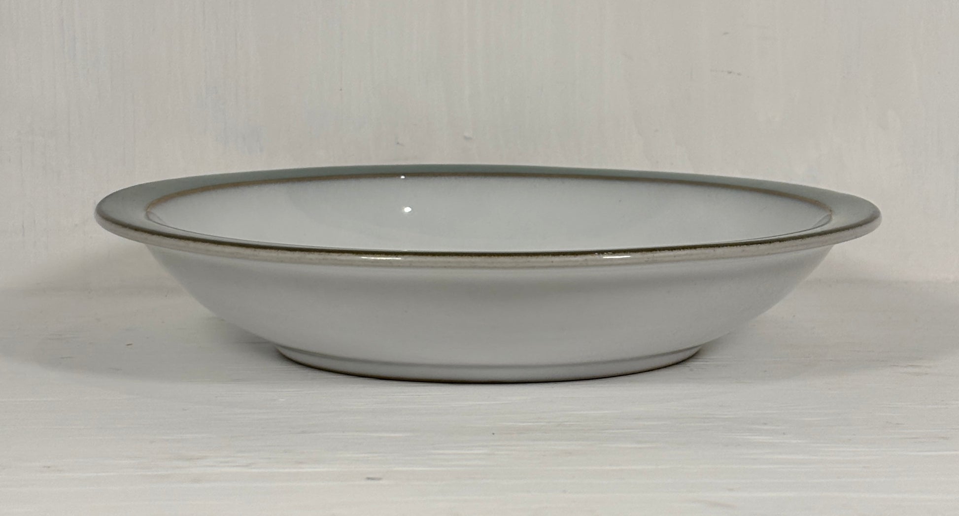 Denby Regency Green Rimmed Soup Bowl