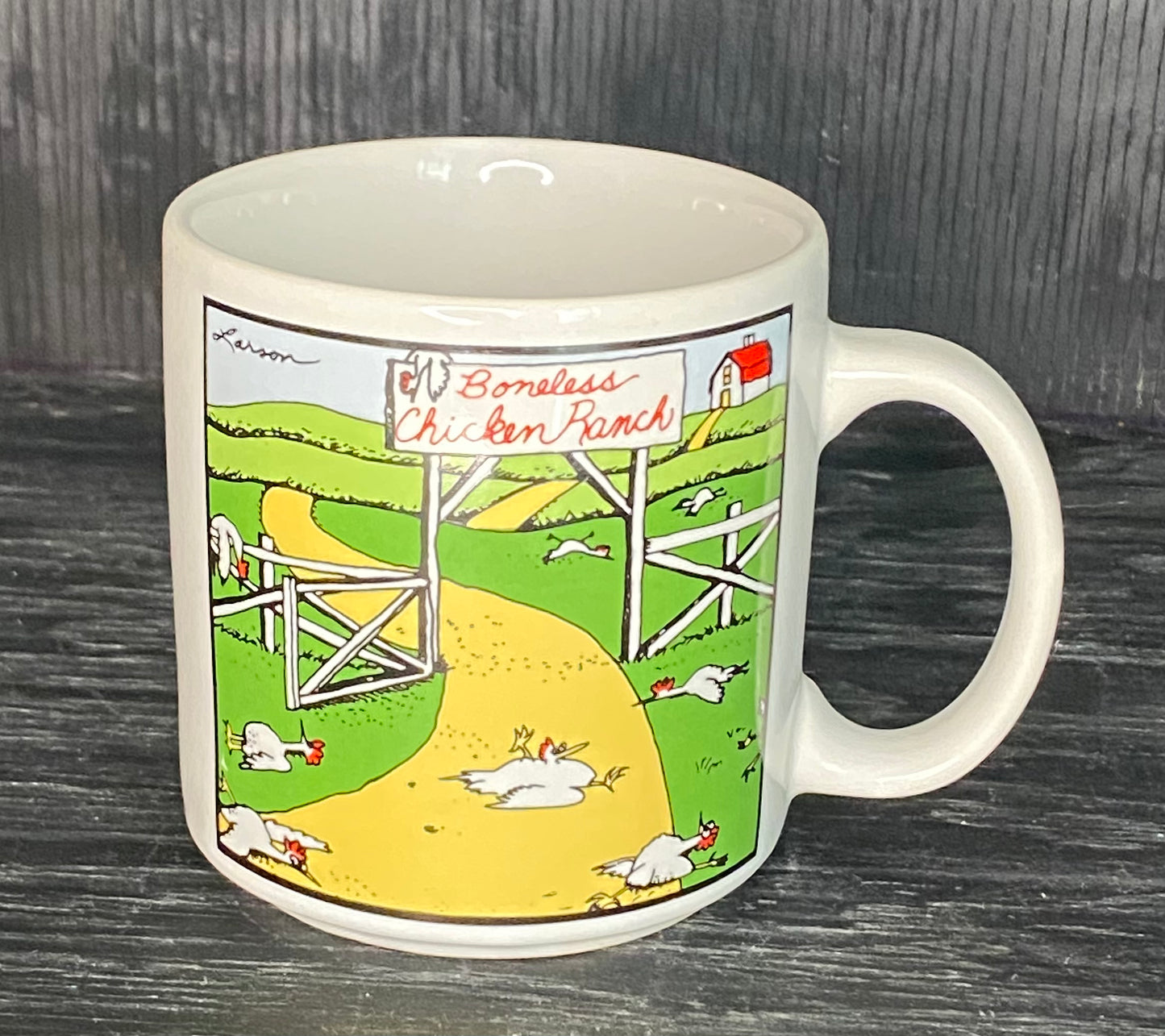 The Far Side Boneless Chicken Ranch Mug