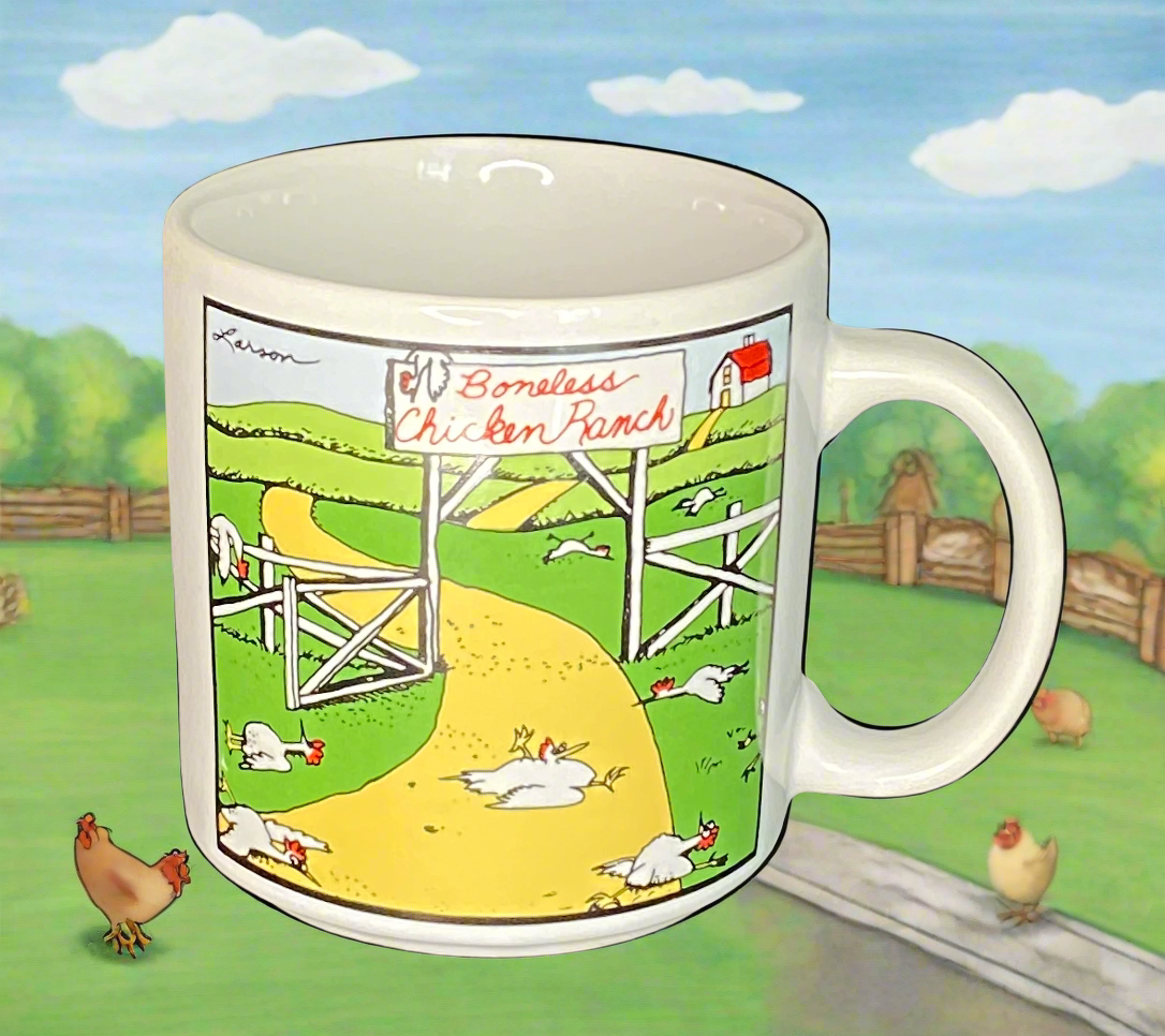 The Far Side Boneless Chicken Ranch Mug