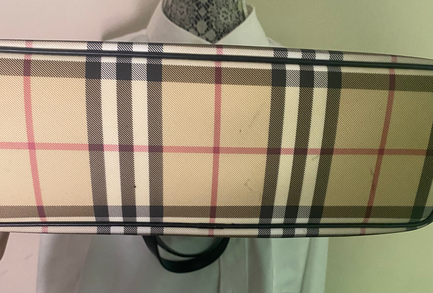 Burberry Check Handbag Tote Bag