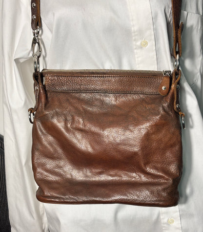 Roots Village Brown Leather Purse