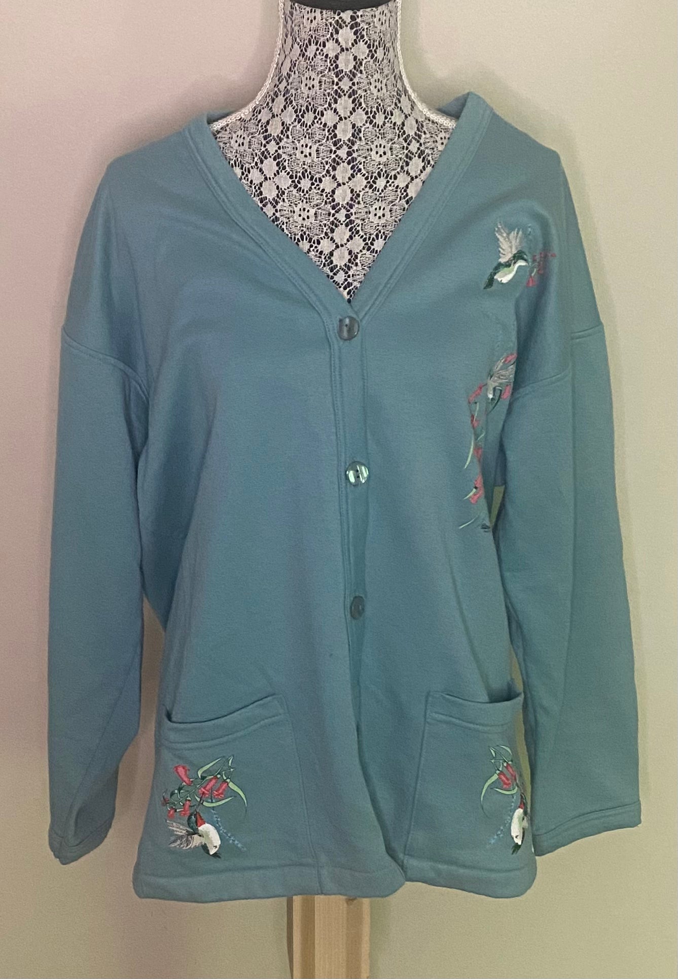 Muskoka Canada North Sportswear Women’s Hummingbird Cardigan Large