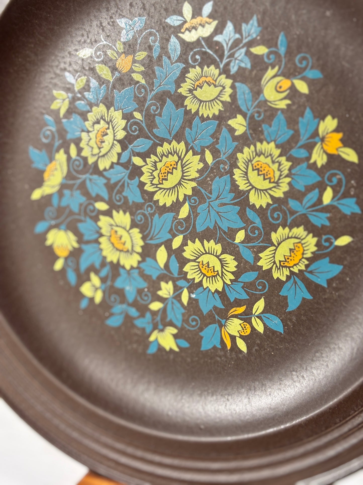 Aynsley Brown Floral Pattern Dinner Plate