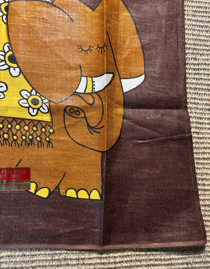 1970s Chris Bash Elephant Towel