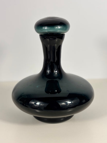 Krosno Poland Petrol Blue Decanter