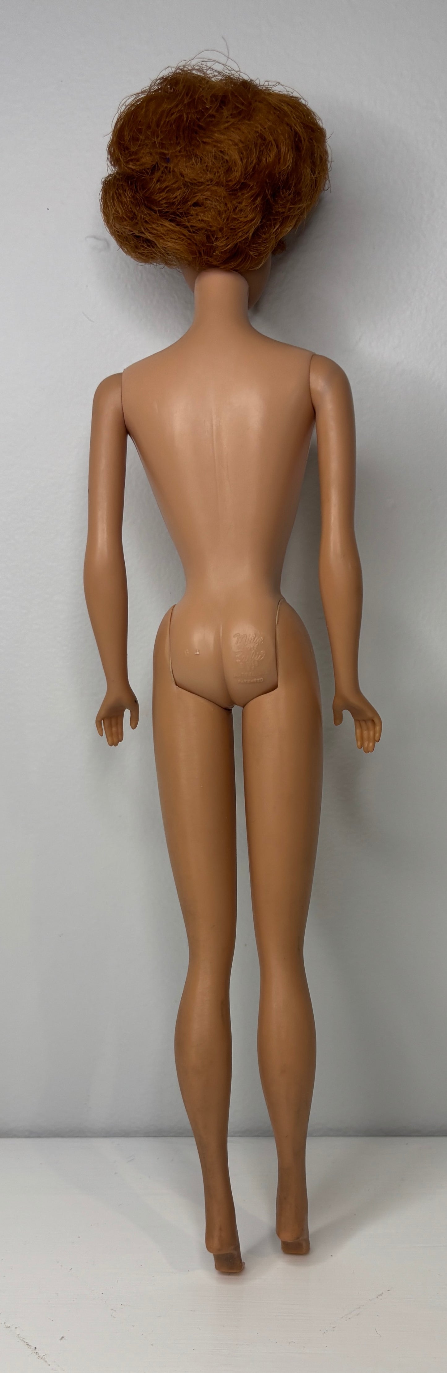 1960s Bubble Cut Auburn Titian Barbie Doll