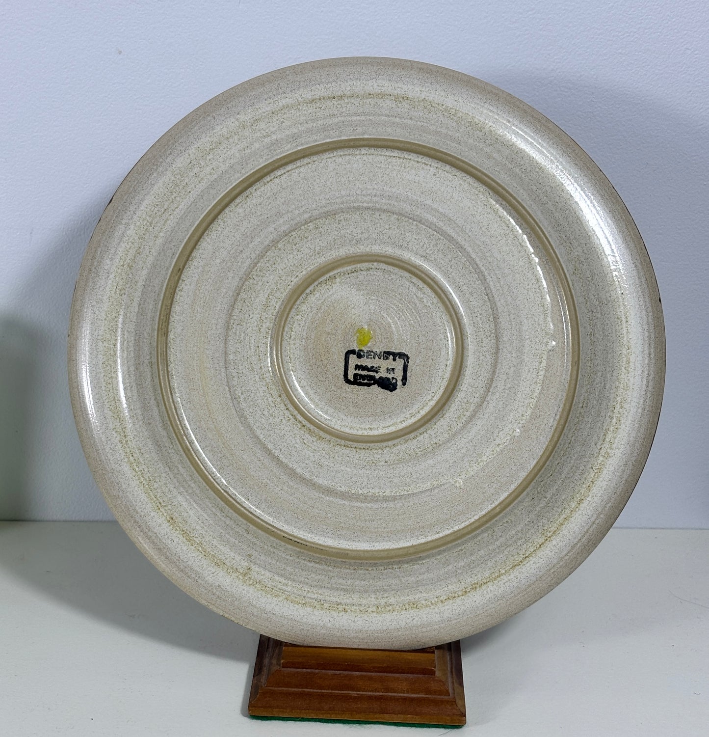 Denby Potters Wheel Blue Dinner Plate