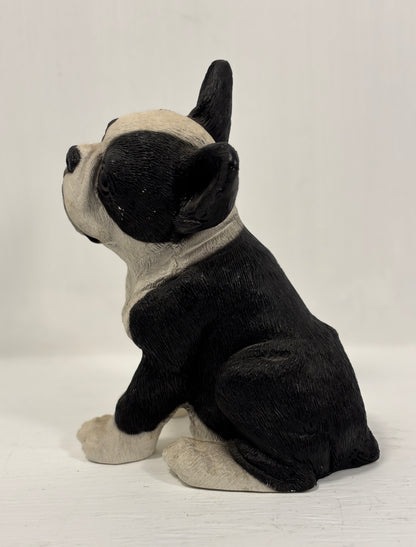 United Design Sitting Boston Terrier Dog Statuette