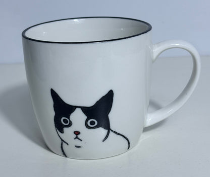 Abbott Peering Cat Coffee Mug