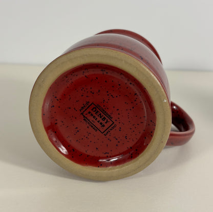 Denby Harlequin Red and Green Tudor Mug
