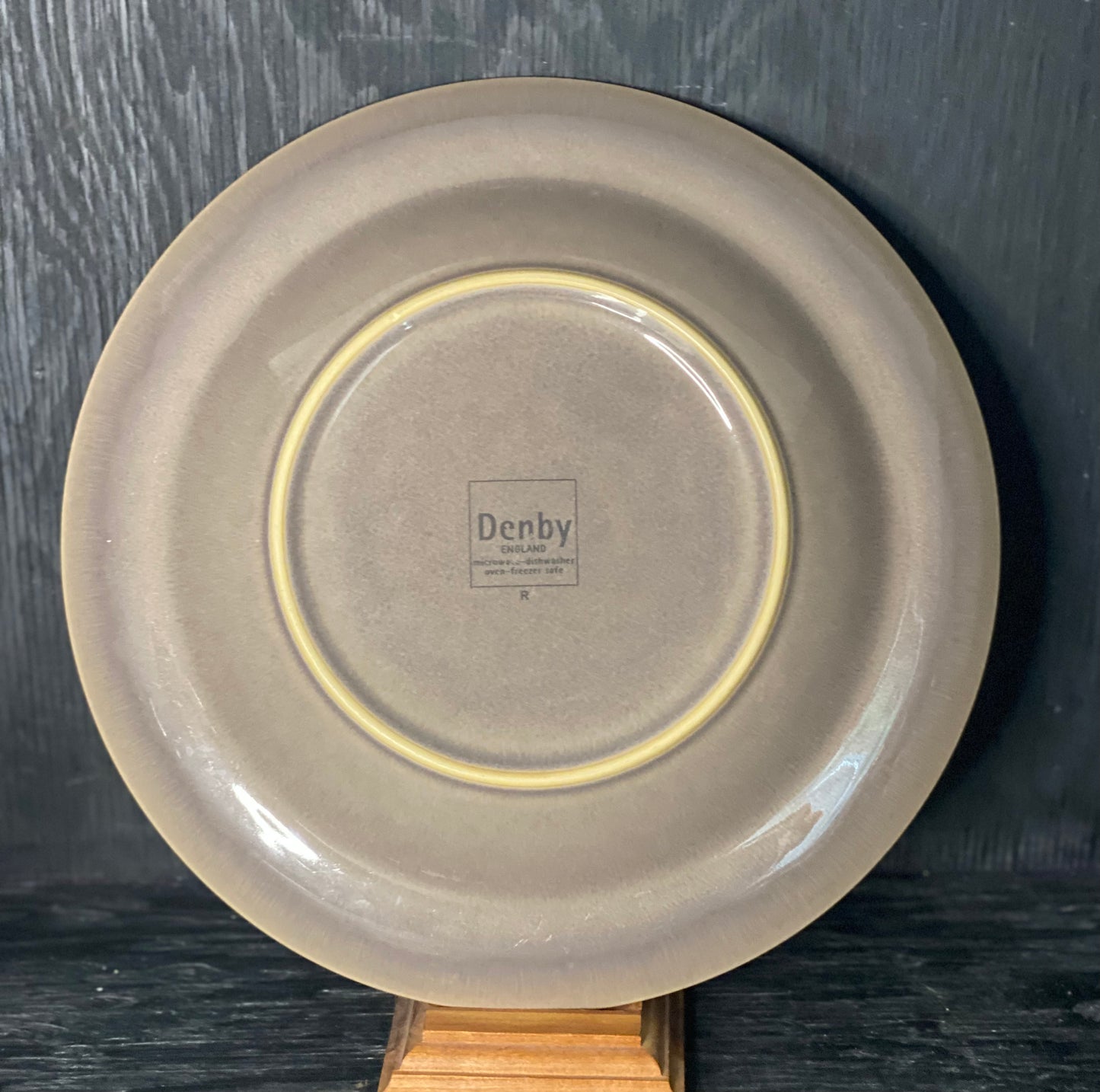 Denby Truffle Wide Rimmed Deep Dinner Plates