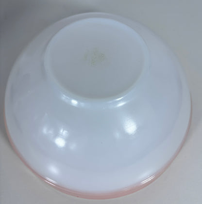 Fire King Pink Colonial Band Mixing Bowl