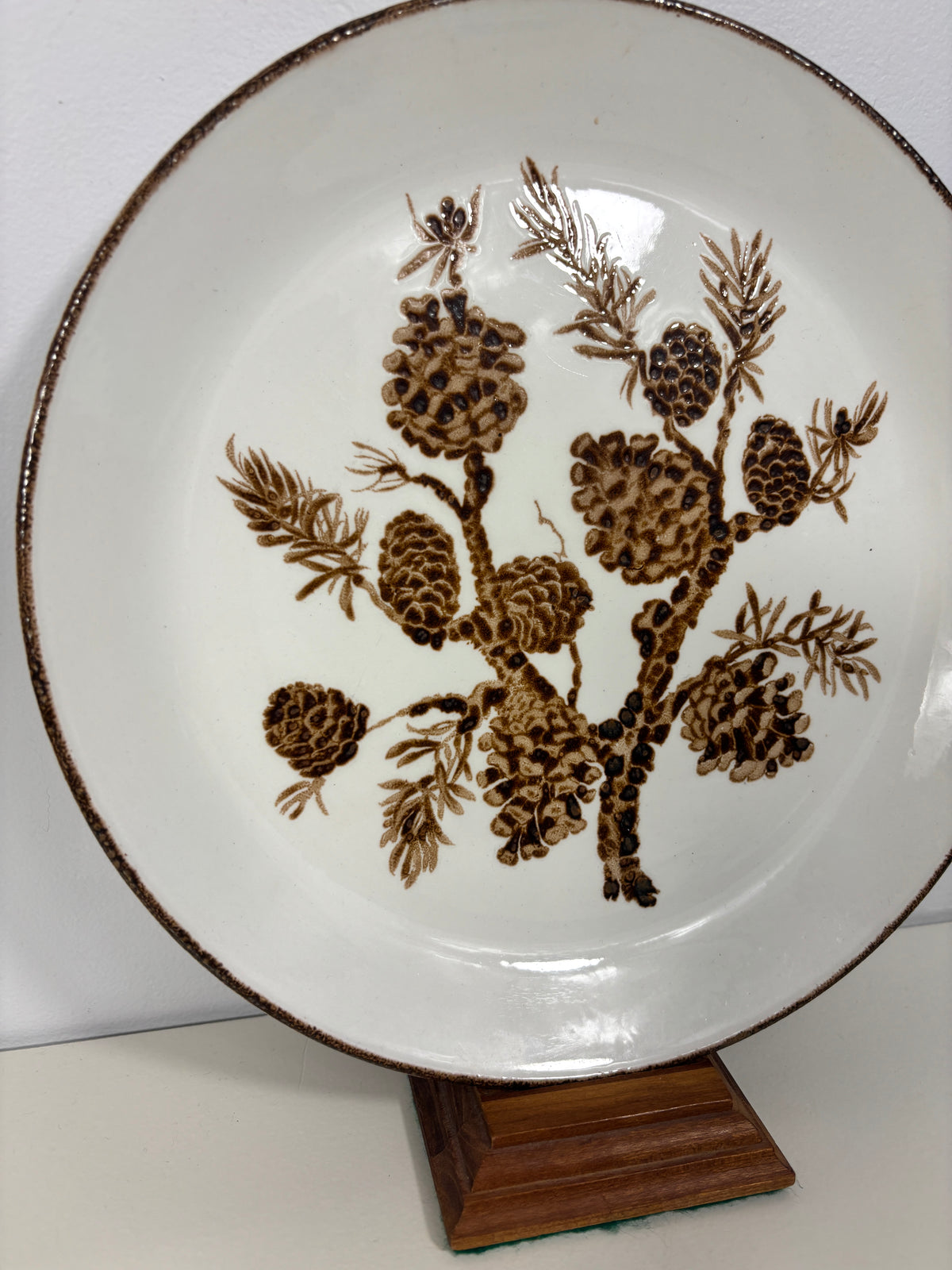 Johnson Brothers Conifer Pinecone Theme Dinner Plates
