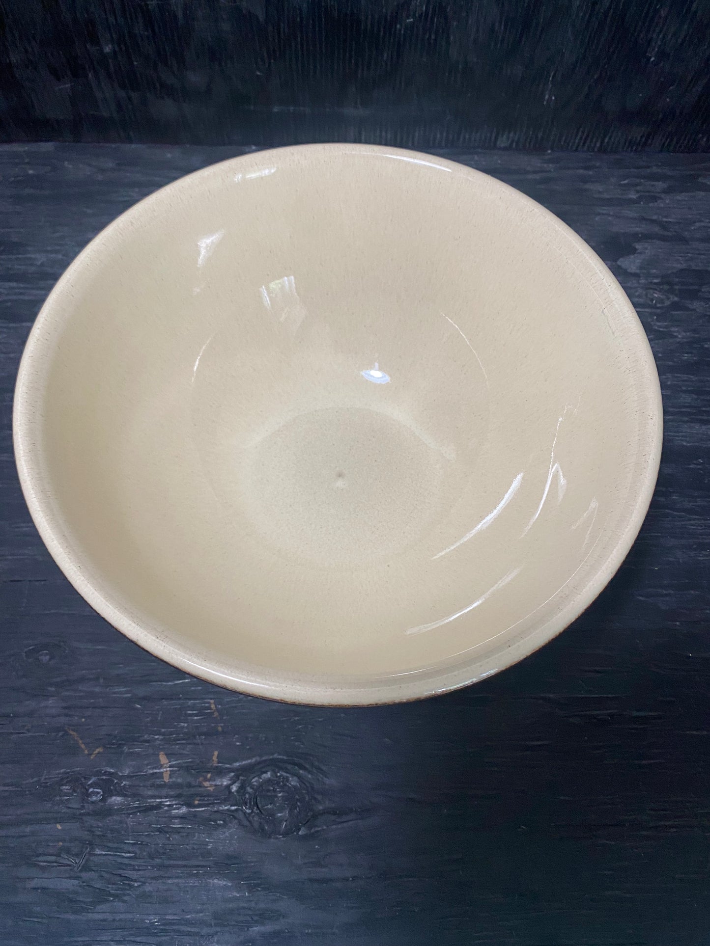 Vintage Denby Dark Brown 9 Inch Serving Bowl