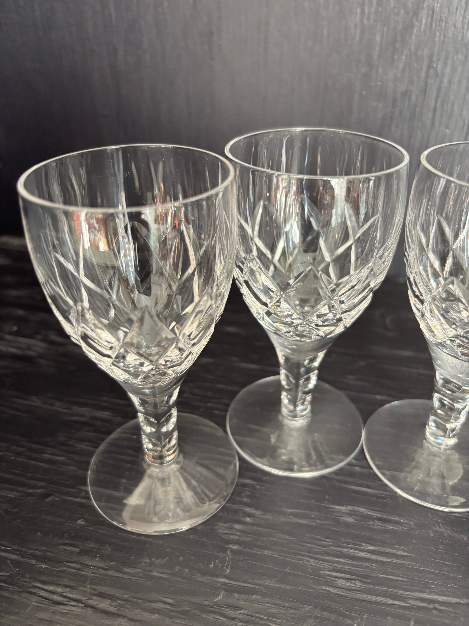 Stuart Crystal Beau Sherry Glasses Set of 4