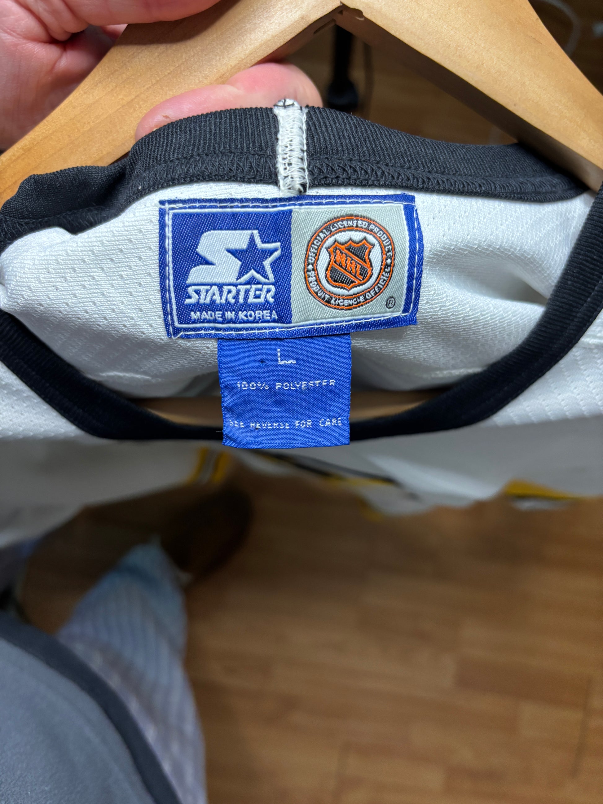 signed Gerry Cheevers Boston Bruins Jersey