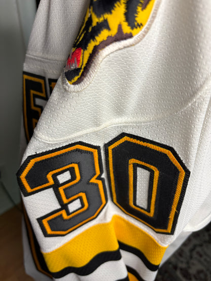 Autographed Gerry Cheevers Boston Bruins Jersey