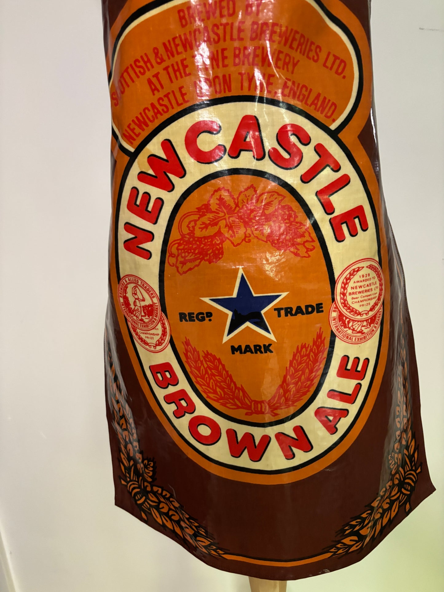 Newcastle Brown Ale Vinyl BBQ Apron