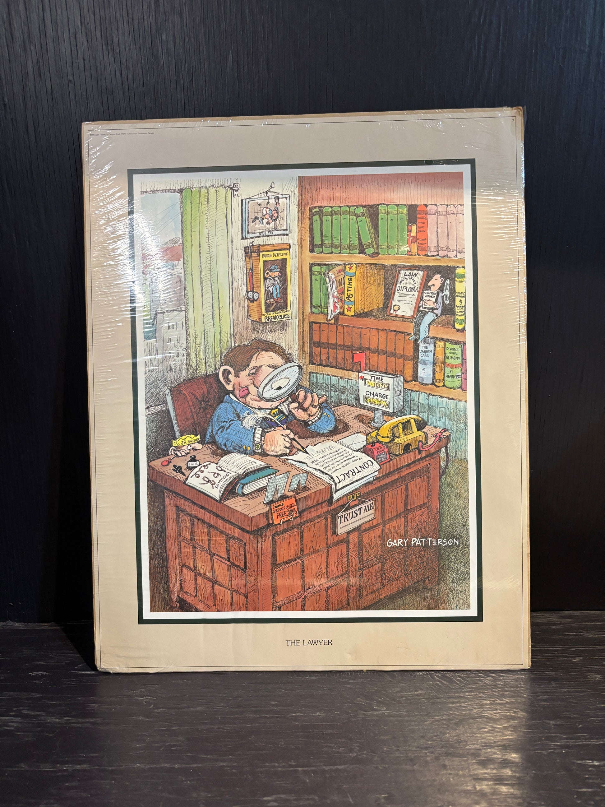 Gary Patterson The Lawyer Unframed Print