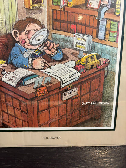 Gary Patterson The Lawyer Unframed Print