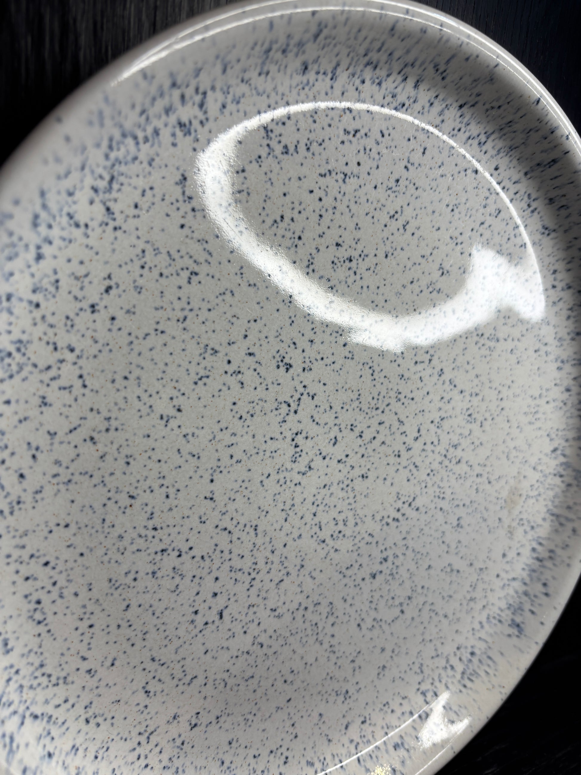 Denby Halo Blue Speckle Dinner Plate