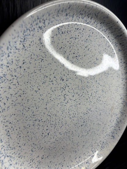 Denby Halo Blue Speckle Dinner Plate