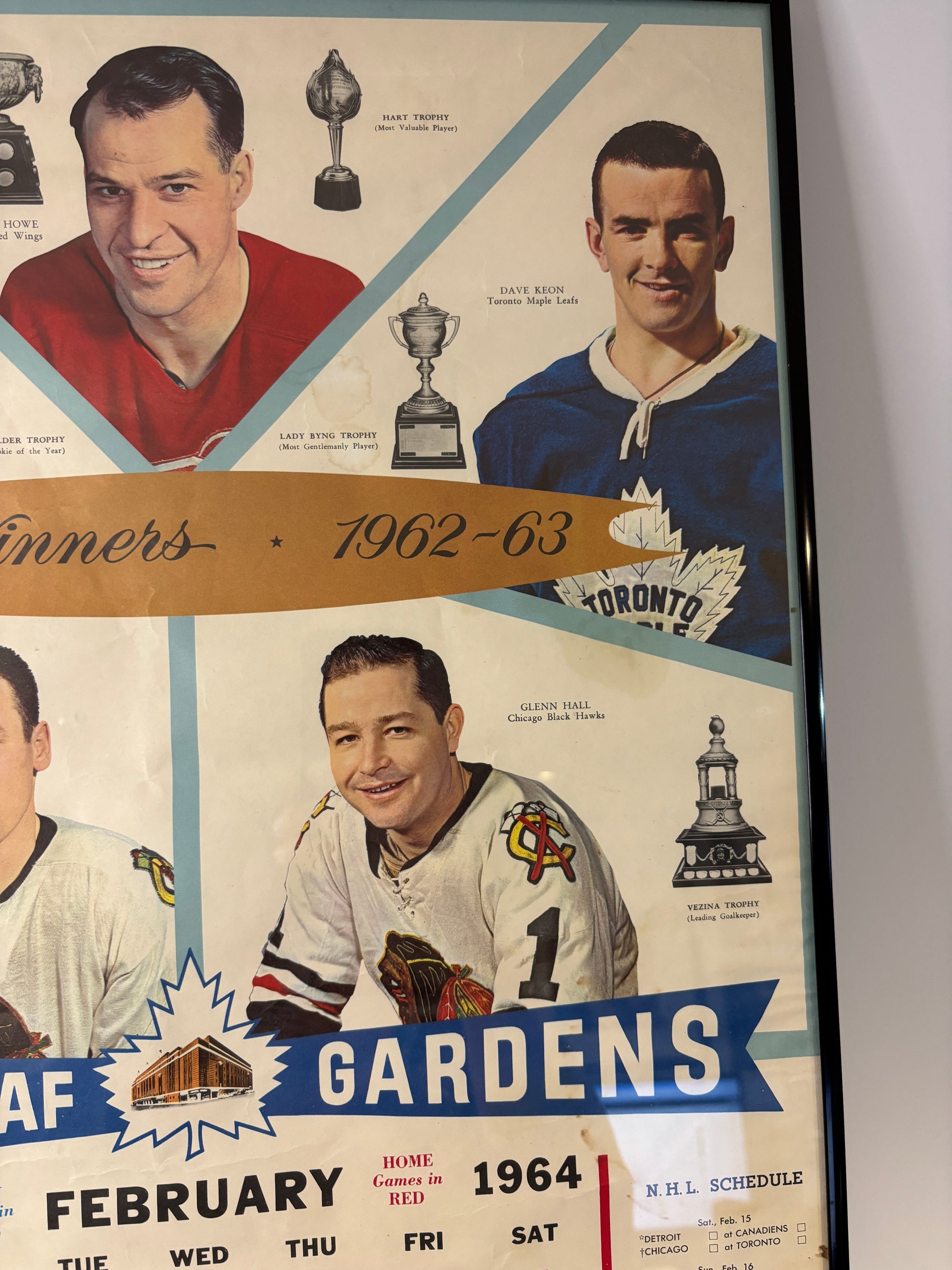 Vintage sports poster featuring athletes and event details