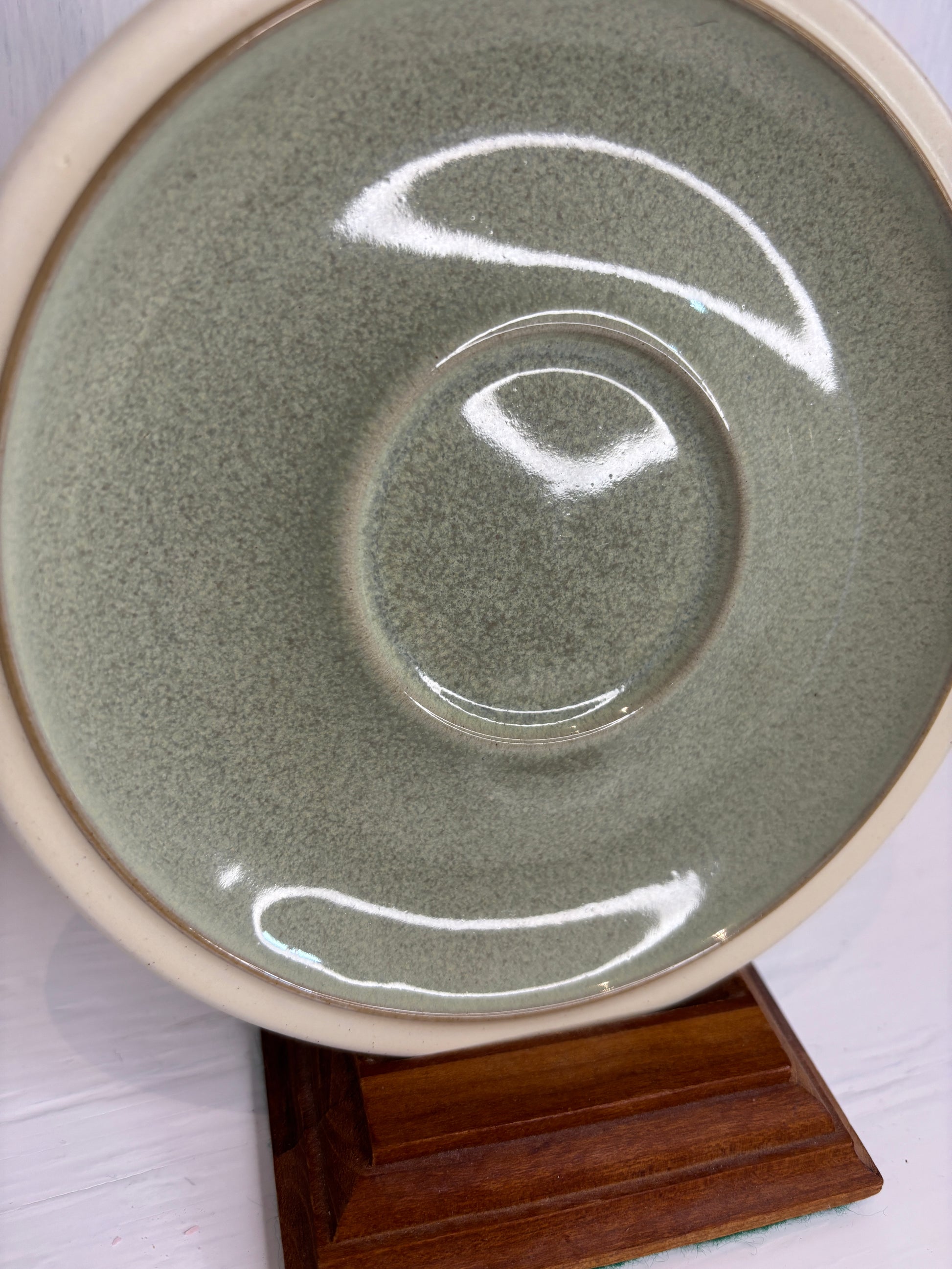 Denby Energy Green Saucers