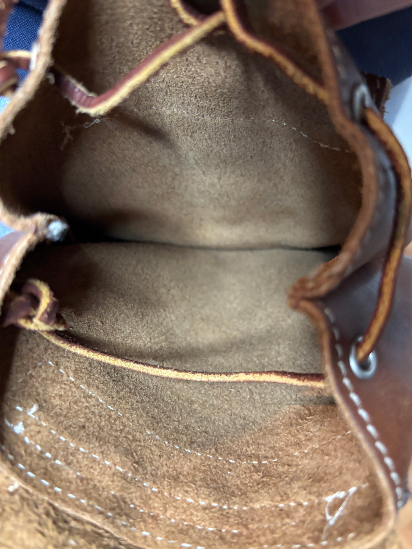 Roots Brown Leather Mini Backpack