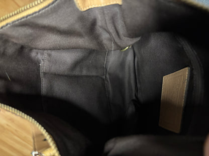 Vintage Coach Signature Canvas Crossbody Shoulder Bag