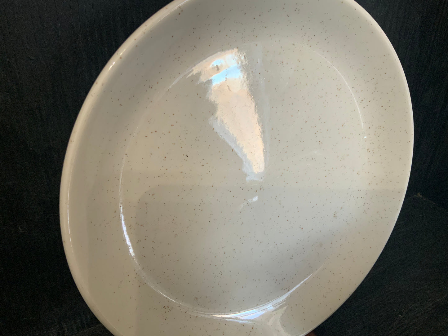 Homer Laughlin White Speckled Side Salad Plates