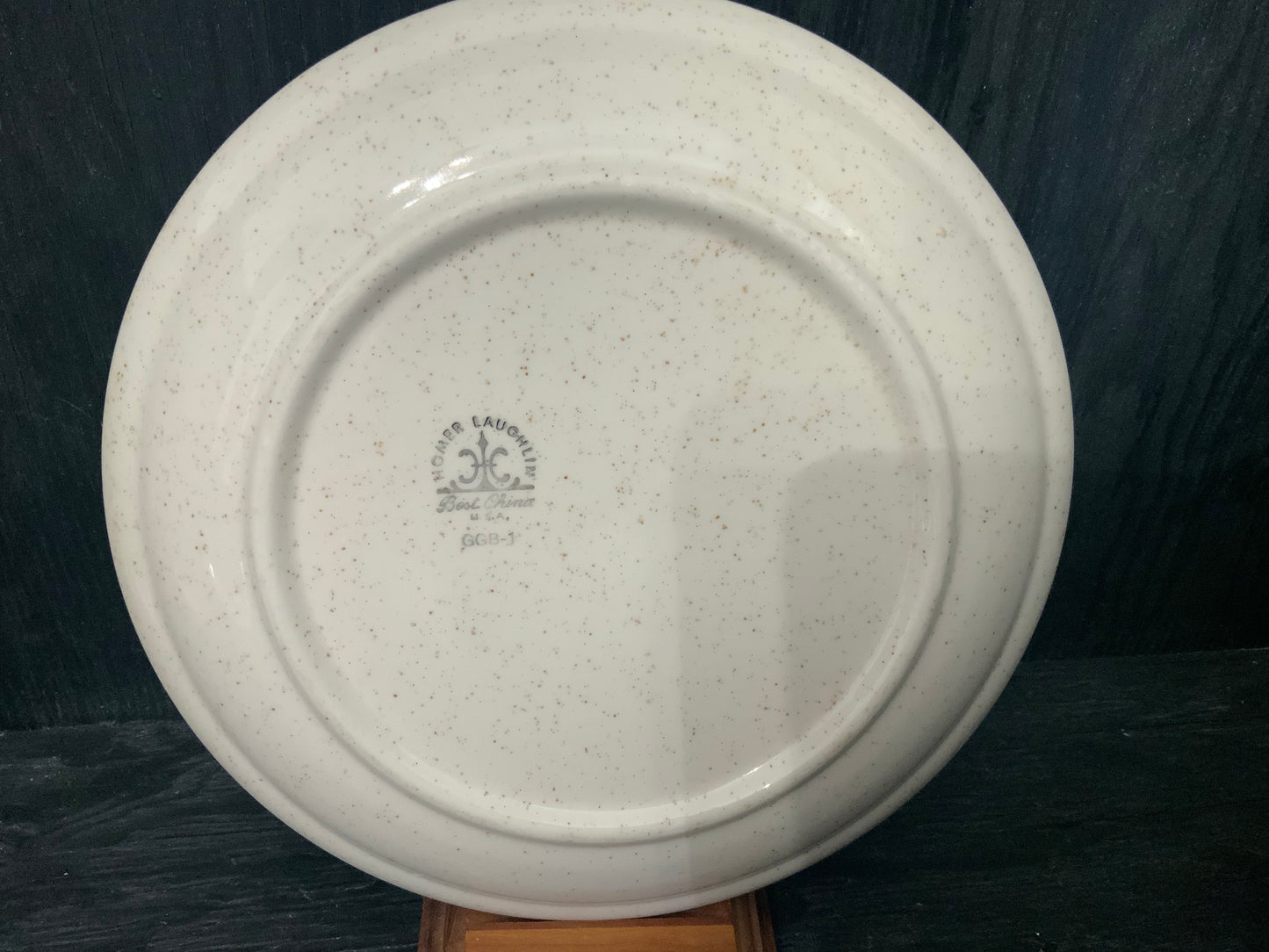 Homer Laughlin White Speckled Side Salad Plates