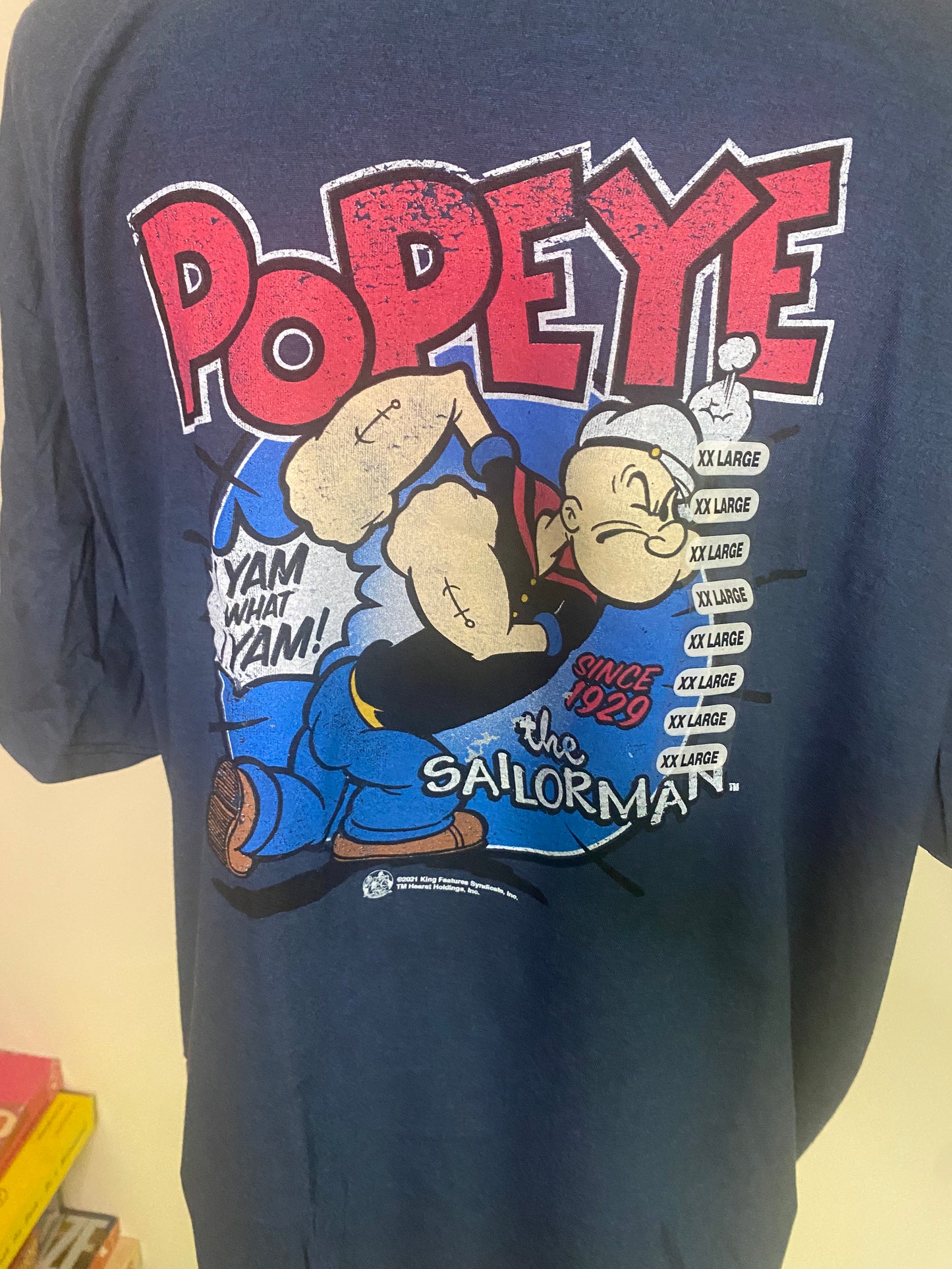 Vintage Popeye T Shirt XXL by Tee Luv