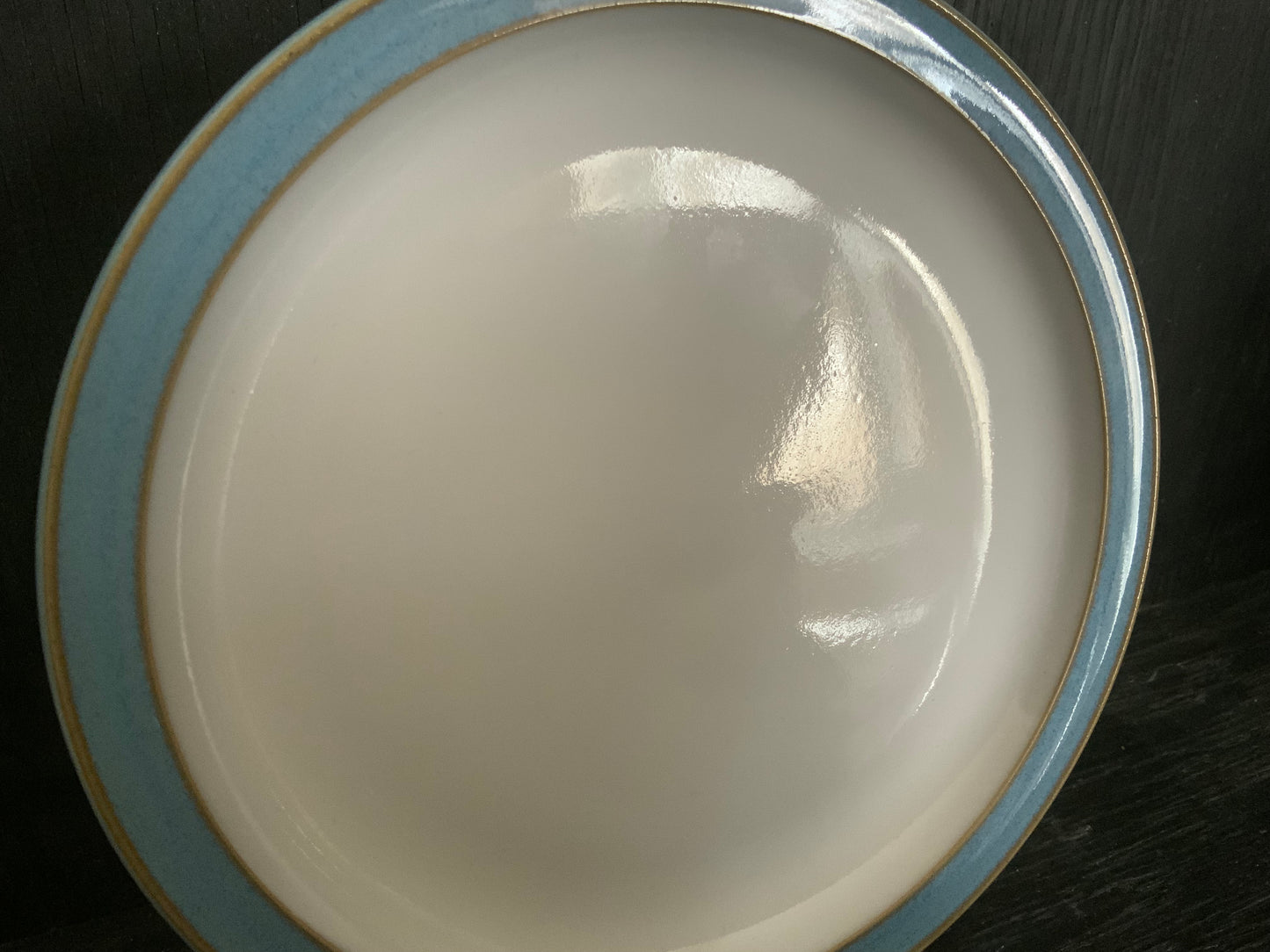 Denby Colonial Blue Bread Plate