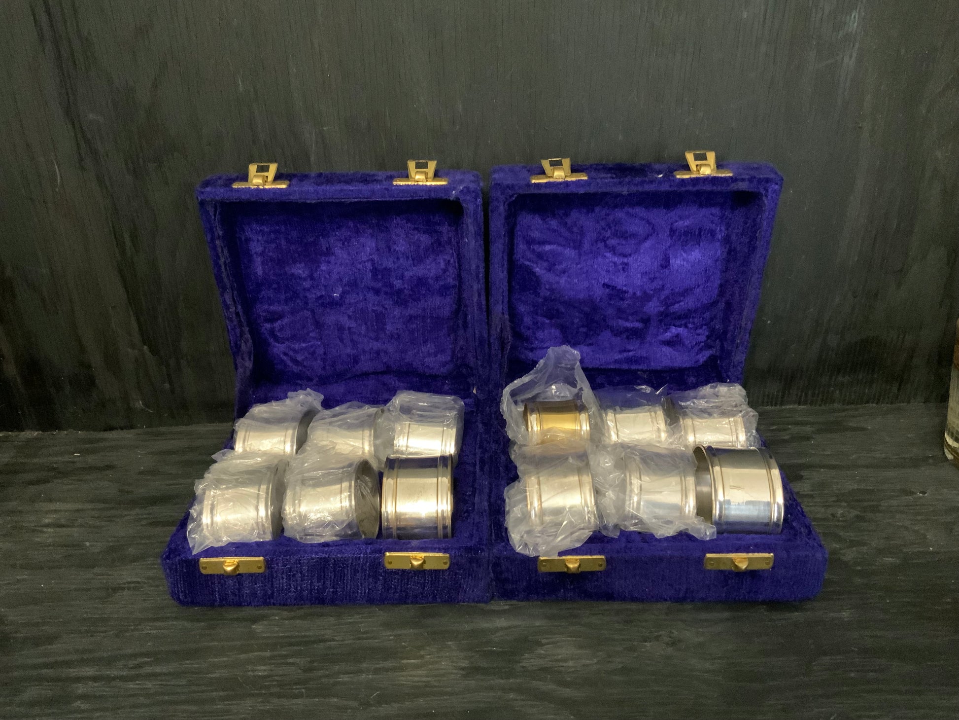 Vintage silver Napkin Holders