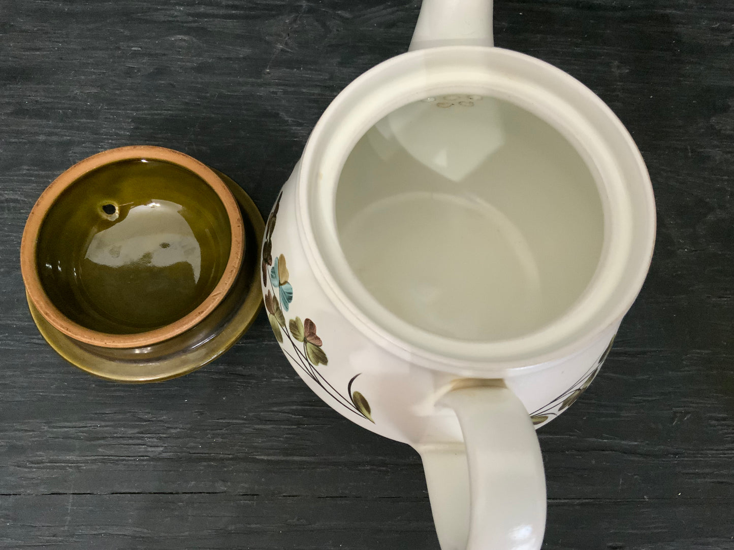 Denby Shamrock Teapot