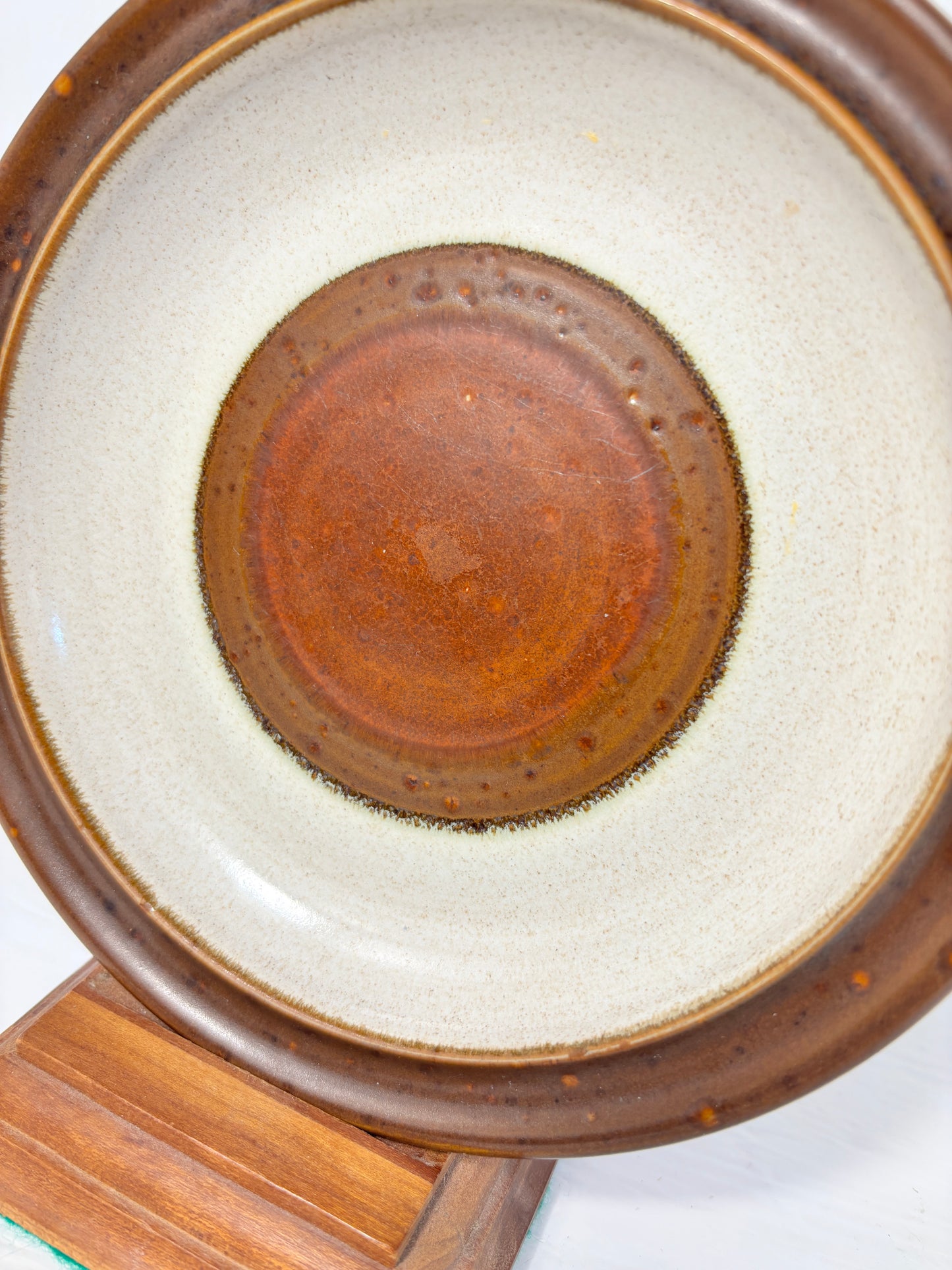 Denby Potters Wheel Red Bread Plate