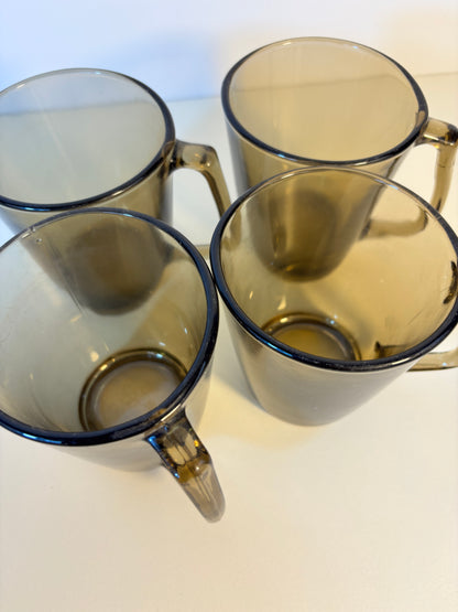 Pyrex Fireside Amber Coffee Mug Set