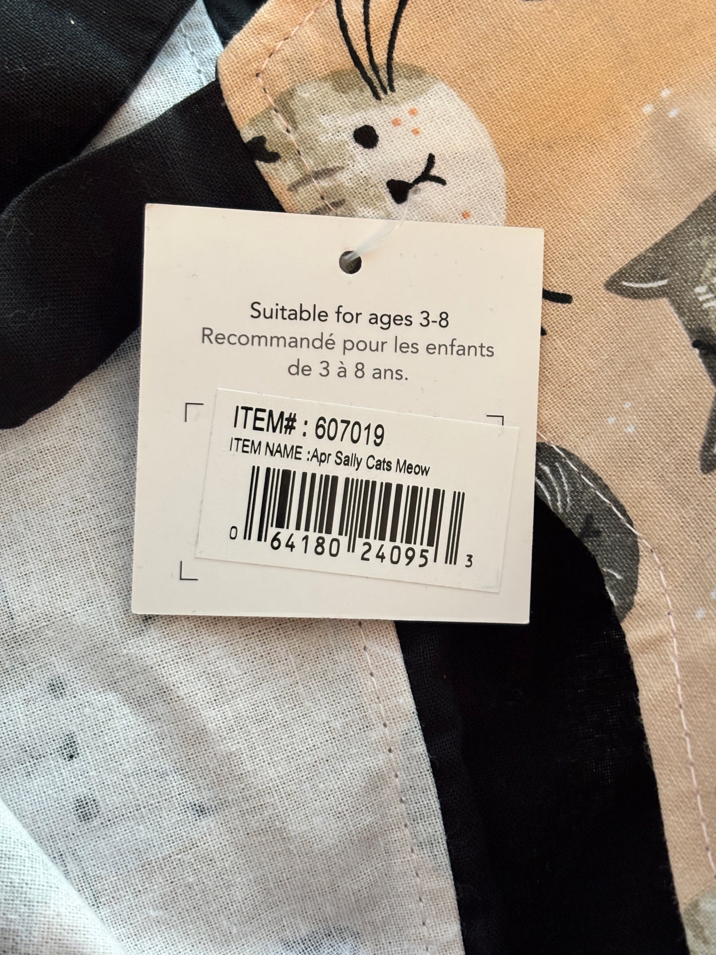 NOW Designs Sally Cats Meow Kids Apron