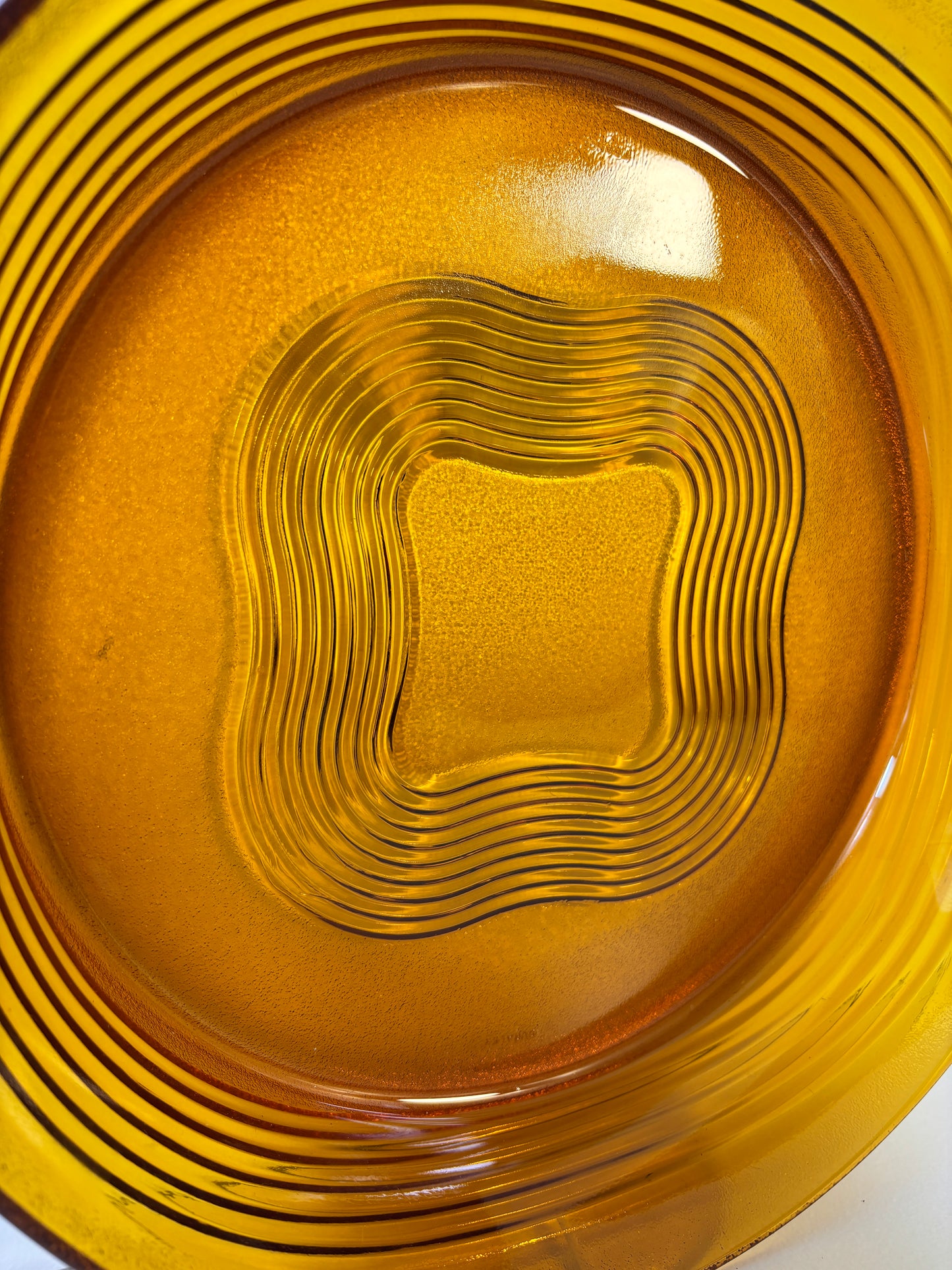 Duralex Ondine Amber Glass Serving Plate