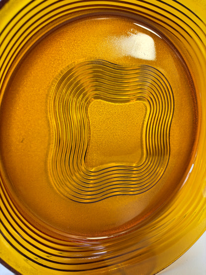 Duralex Ondine Amber Glass Serving Plate